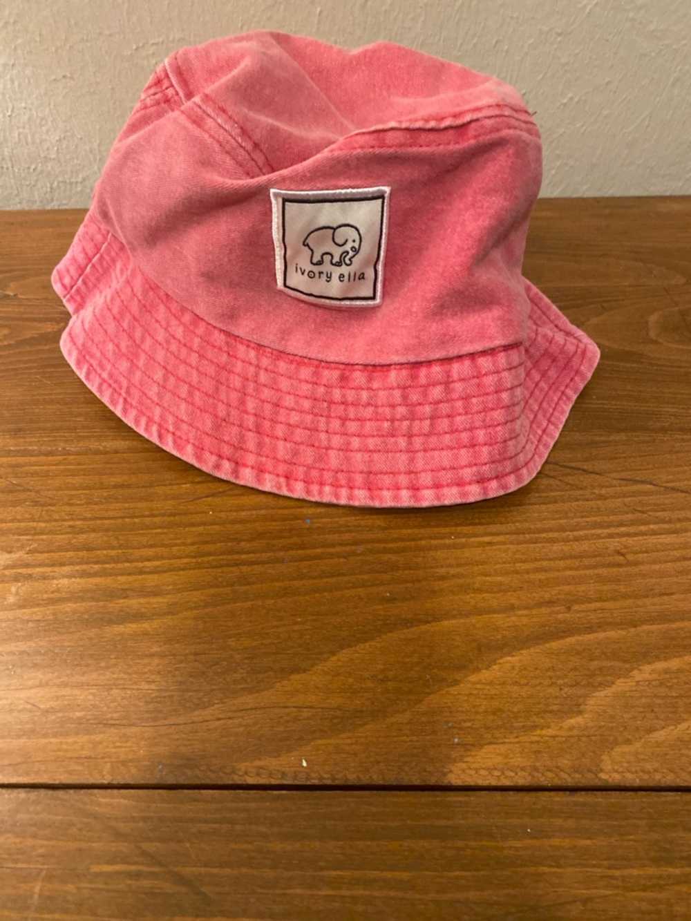 Ivory Ella Pink Bucket Hat OSFM Summer